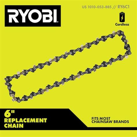 ryobi 6 inch chainsaw chain|More.